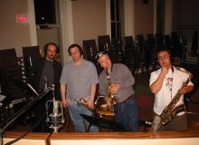 Steve, Rick, Sandy & Petr Laughin In The Poorhouse session 2003